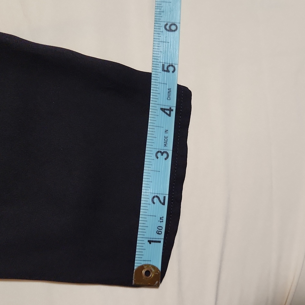 MICHAEL  KORS Size M. Silk Elegant Black Women's Top - Picture 11 of 13